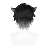 Genshin Impact Wriothesley Black Wigs Cosplay Accessories Halloween Carnival Props
